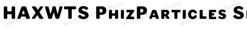 HAXWTS PhizParticles Six字体转换